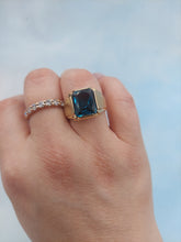 Load image into Gallery viewer, London Blue Topaz &amp; Gold Ring - 10K Gold