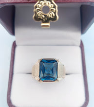 Load image into Gallery viewer, London Blue Topaz &amp; Gold Ring - 10K Gold
