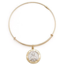 Load image into Gallery viewer, Sacred Heart of Jesus Bangle Bracelet - Alex and Ani Precious Collection