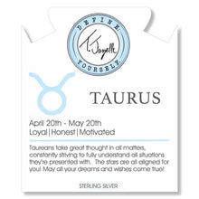 Load image into Gallery viewer, Taurus Sky Blue Jade Stone Bracelet - TJazelle Zodiac