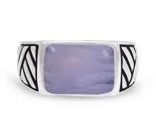 Load image into Gallery viewer, Blue Lace Agate Stone Ring