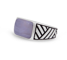 Load image into Gallery viewer, Blue Lace Agate Stone Ring