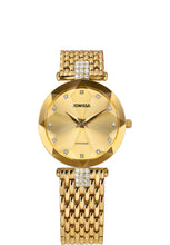 Load image into Gallery viewer, Facet Strass Swiss Ladies Watch Gold