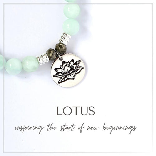 Lotus Charm Bracelet - TJazelle