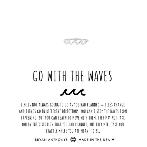 Go With The Waves Ring- Bryan Anthony