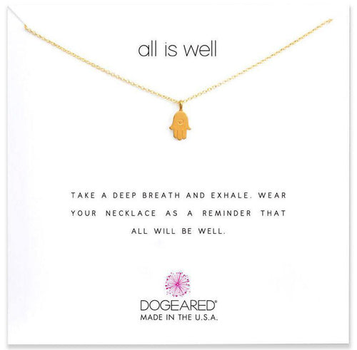 All is Well Hamsa Necklace  - Dogeared