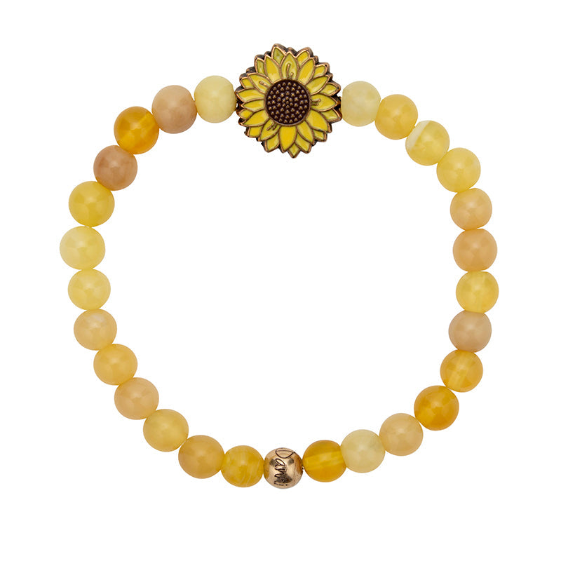 Large Sunflower Yellow Gem Stone Beads - Acrylic Beads, Jewelry Making –  Swoon & Shimmer