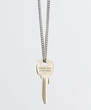 Load image into Gallery viewer, &quot;Breathe Learn Let Go Repeat&quot; Wilder Poetry Classic Necklace