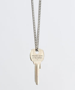 "Breathe Learn Let Go Repeat" Wilder Poetry Classic Necklace