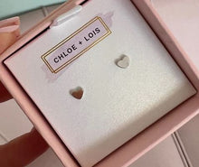 Load image into Gallery viewer, Mini Heart Studs - Chloe &amp; Lois