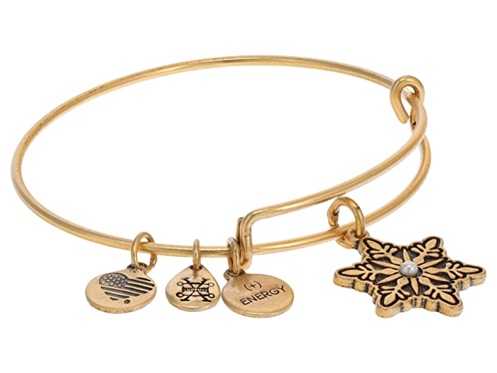 Bangle Bracelet Alex And Ani Snowflake Pearl Infusion Snowflake