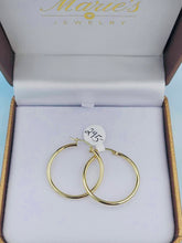 Load image into Gallery viewer, 1” Classic Hoops - 14K Yellow Gold