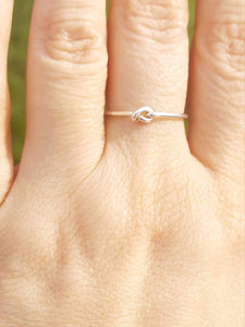 Dainty Love Knot Ring