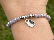 Load image into Gallery viewer, Coffee Lover TJazelle HELP Charm Bracelet