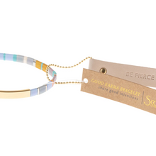 Load image into Gallery viewer, Good Karma Miyuki Bracelet | Be Fierce - Lavender/Gold