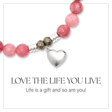 Load image into Gallery viewer, "Love the Life You Live" Charm Bracelet - TJazelle