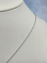 Load image into Gallery viewer, Diamond Initial L on Razza Chain-14K White Gold