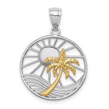 Load image into Gallery viewer, Sunset Pendant - 14K Two-tone Polished