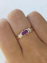 Load image into Gallery viewer, Ruby Estate Ring - 10k Yellow Gold - Estate