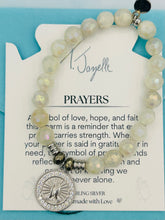 Load image into Gallery viewer, Prayers CZ Silver Charm Bracelet - TJazelle