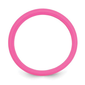 Hot Pink 5.7mm Silicone Band