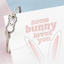 Load image into Gallery viewer, Some &quot;Bunny&quot; Loves You Bangle Bracelet - Luca and Danni