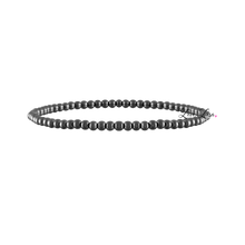 Load image into Gallery viewer, 3mm Gunmetal Beaded Bracelet