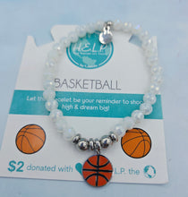 Load image into Gallery viewer, Basketball Charm Bracelet -  TJazelle HELP Collection