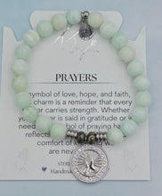 Load image into Gallery viewer, Prayers CZ Silver Charm Bracelet - TJazelle