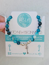Load image into Gallery viewer, Key To New Beginnings Charm Bracelet - TJazelle HELP Collection