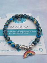 Load image into Gallery viewer, Rainbow Charm Bracelet - TJazelle HELP Collection