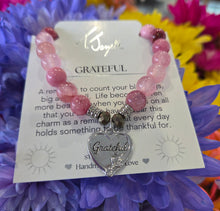 Load image into Gallery viewer, Grateful Silver Charm Bracelet - TJazelle