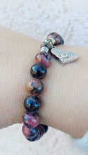 Load image into Gallery viewer, "Angel Love" Heart Silver Charm Bracelet - TJazelle