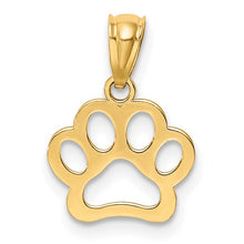 Load image into Gallery viewer, 10K Dog Paw Pendant