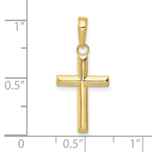 Small Cross Pendant - 10K Gold