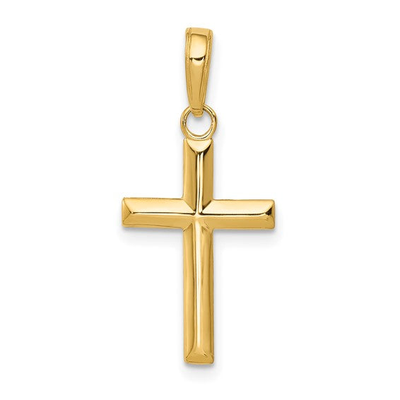 Small Cross Pendant - 10K Gold