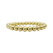 Load image into Gallery viewer, 5mm Gold Beaded Bracelet