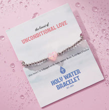 Load image into Gallery viewer, Silver Unconditional Love Holy Water Stretch Bracelet