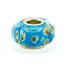 Load image into Gallery viewer, Aqua Reef Murano Glass - Chamilia Bead