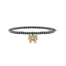 Load image into Gallery viewer, Sami Little Bow Bracelet: Gold / Boxy Bow