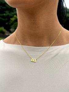 111 Intuition - Angel Numbers Necklace