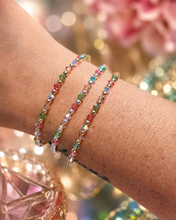 Load image into Gallery viewer, "Wildflower Sparkle" Crystal Bracelet - Amanda Style - Our Whole Heart