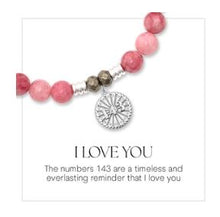 Load image into Gallery viewer, 143 I love You  Charm Bracelet - TJazelle