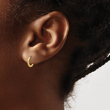 Load image into Gallery viewer, Polished Huggie Hoops - 14K Gold