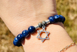 "Star of David" Sterling Silver Charm - TJazelle