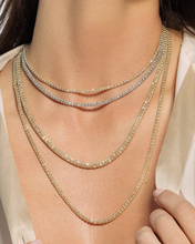 Load image into Gallery viewer, 18" Fancy Ice Chain Necklace - 3.14mm 14K White Gold