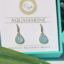 Load image into Gallery viewer, Aquamarine Earrings - TJazelle