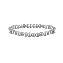 Load image into Gallery viewer, 5mm Silver Beaded Bracelet