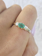Load image into Gallery viewer, Emerald Estate Ring - 10k Yellow Gold - Estate