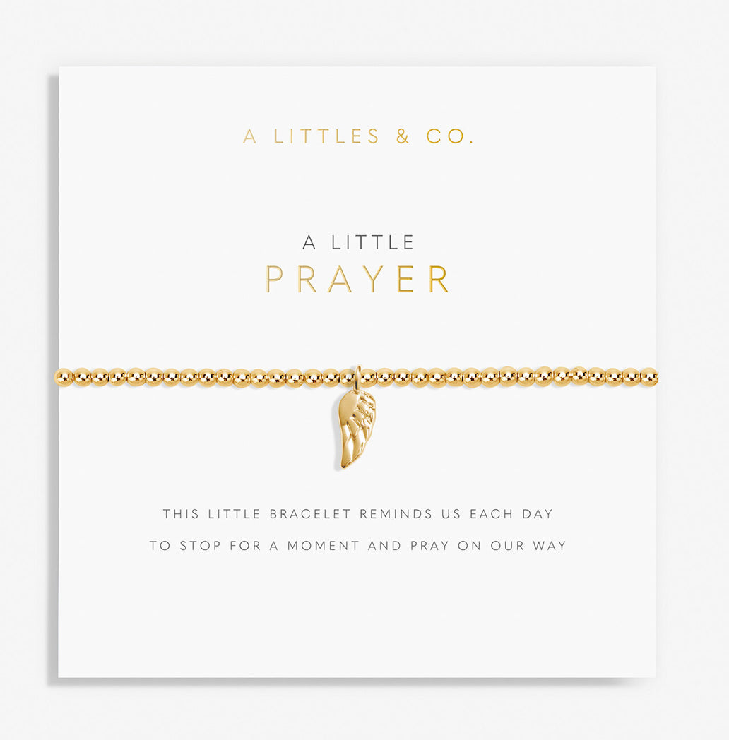 A  Little “Prayer” - Gold Katie Loxton Bracelet